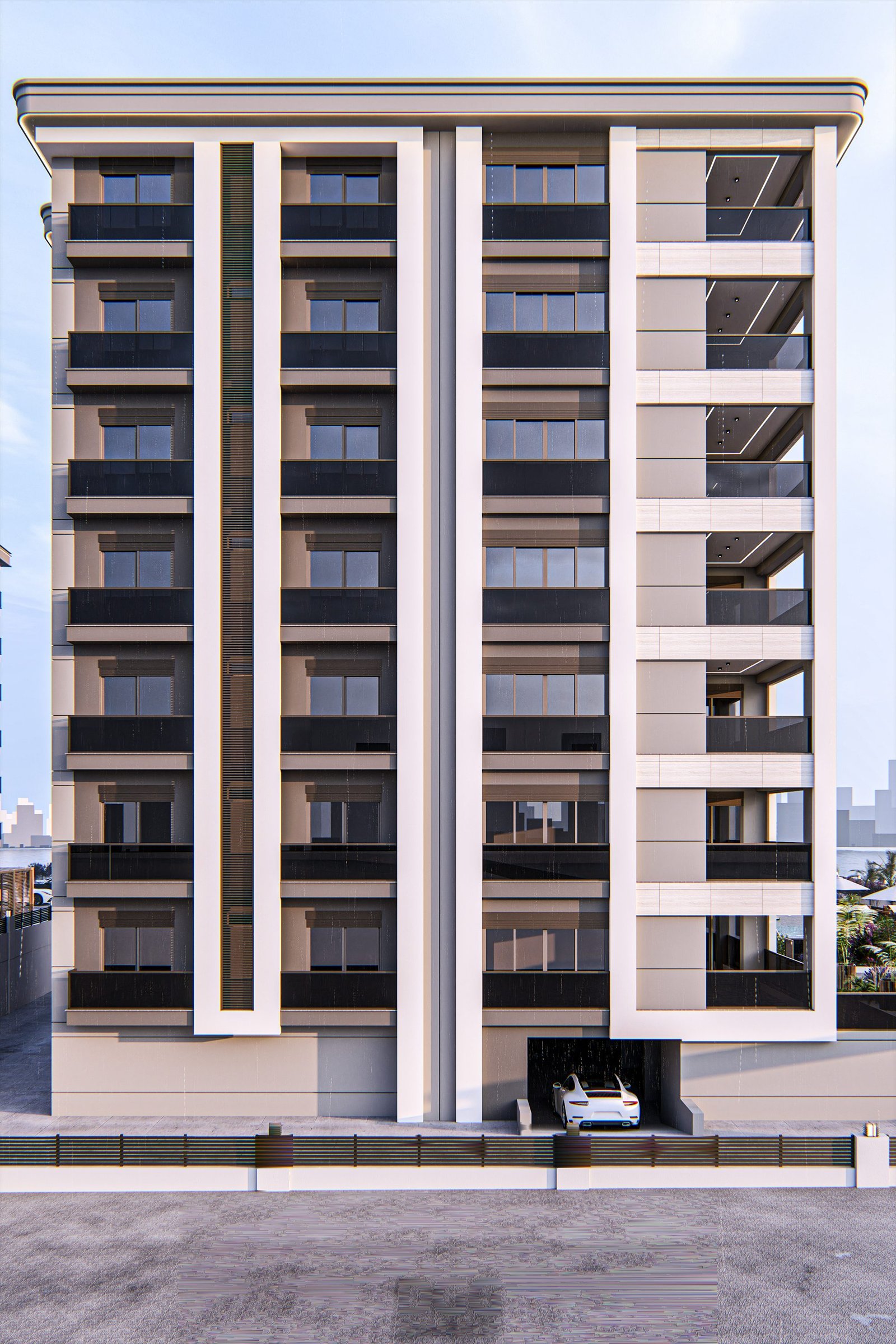 Kapalı otopark girişi